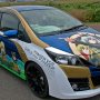 【第11回ひめたま痛車祭】こっちのヴィッツはアンツィオ高校仕様 