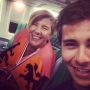 Celebrated my mom's 55th birthday in the air on 12.000 ft. Thanks @transavia!