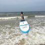 Playtime 🤘🏼 Took a day off (great boss!) to enjoy a beach day with this SUP board. Fun times 🌊🏄🏻‍♀️ #suppen #activelife #alwaysonthego #fitpregnant