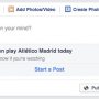Look at the status update box: Facebook is claiming the digital sports arena more and more #tyrsday