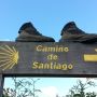   Was bijzonder om laatste deel van de Camino te lopen, ook al was het maar 10 km. Nu op vliegveld. #santiago #circom