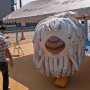 【艦艇公開 in 大洗2017】キモかわいい大洗のゆるキャラ、アライッペさんも出陣 中の人メチャ暑そうだｗｗｗ