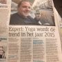 Vandaag ben ik expert in de Metro: over de trends van 2015 #yoga #mind #meersport