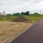 En nieuw deel fietssnelweg F35 achter rwzi Hengelo
