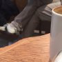 Golf shoes in coffee shop klaxon!!