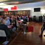 Volle bak op "de toekomst" bij #sportnext event over sport & data met hier Vosse de Boode van Ajax