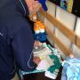 Soigneur John van den Broek ironing before stage 1 #leadersjerseys