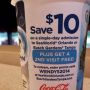 Bad deal @wendys @buschgardens. It's cheaper to buy without the promo code.