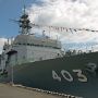 【FleetWeek 横浜艦艇公開】見学順路はまずちはやに乗船するルートになっています