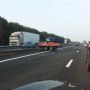 Aanhanger op linker rijstrook A1 bij Voorthuizen hmp 60 Li