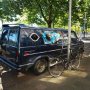The Blue Midnight Dream rides again. 
Because the 70's lives on today in Amsterdam.  Nothing says stabbin cabin like an airbrushed mural of merpeople doin the Nasty!