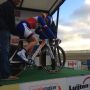 Pauline Ferrand-prevot at the start for ITT 's-Heerenhoek