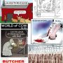 “The bad news is the butcher’s dead. The good news is there’ll be no need for a funeral, and I’ve got enough meat to last for weeks.  ”