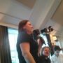 Jaaa @gonny en ik dissen elkaar.. Altijd leuk #sportnext