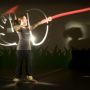 Light brush at the photo club, me as a cupido ;P