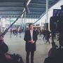 Net nog in Amsterdam, nu weer in Utrecht. Draaien voor NS vandaag op Utrecht Centraal!