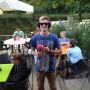 Dit is Olivier. Hij komt langs voor een drankje en loopt nu rond als verslaggever! Ha! Zie ‘m gaan. #3FM 