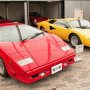 【魔方陣スーパーカーミュージアム2017】カウンタックは初代市販モデルLP400と合わせて2台が展示されています 
