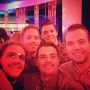 Cinerama party with the prizewinning boys