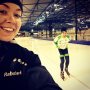 Nog even oefenen op de ijzers. Voor je het weet is het al elfstedentocht tijd. #koudbuiten @breggen
