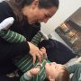 Crazy moment this morning with my little friend 💙 #laughing #goodtimes #cuddling #ilan #babyboy #love #loca #fridaymorning