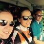 On our way to the finish of #avivawt2016 ...by car. Happy to be oke though after the hard crash yesterday! #timeforrecovery