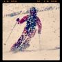 Why it isn't much fun skiing behind me. Lots of snow gets thrown up...
