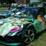 【第11回館林痛車ミーティング】エアロ組んでフルラッピングされてるとぱっと見、ベース車両がなんだか分からなくなるｗ  