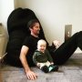 Hanging out with Bo at the @thenextweb offices....