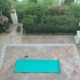 My workout space for this morning...