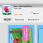 Apple test flat designknopje in de App Store-app.