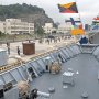 【FleetWeek 横須賀艦艇公開】艦首を望む 目の前には先程まで乗船してたサヒャリドが