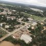 Looked at SH95 into the town of Smithville. #APDAir1 #WhatTheHelicopter