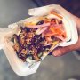 Eating some veggie bao after yesterday's pork galore