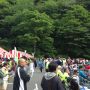 ロードレース大会やってる。