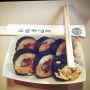 Bimbap at #rotterdam Central Station 
#Korea #sushi #food #chopsticks