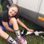Sjekkie enjoys #ThuringenRF... Don't get too comfortable with @LaurenKitchen1, I want you back again;-)