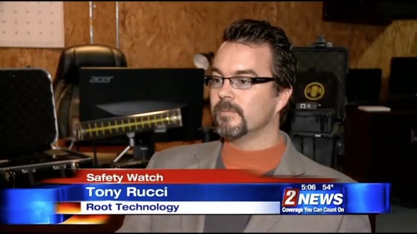 @Hak5 @Hak5Darren and one of our #PineApple’s Photo-Bombed the KTVN News Interview in our “Tools Display”!