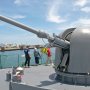 【艦艇公開 in 大洗2016】62口径76mm速射砲 やはり俺のカメラ(レンズ)では砲身を全部フレームに入れられんかった 広角レンズ欲しいぜｗ 