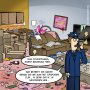 Dag commissaris, agent Bruinsma hier... #cartoon 