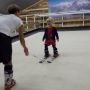 Papa zo trots als een pauw. Eerste skiles bij Snowise Sports. :D #cs