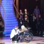 I got to dance with a 92 year old lady during a commercial break last night . Gave her a twirl around the floor . 
