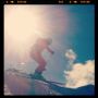 Difficult to see but this is me jumping off a small cliff... :-)