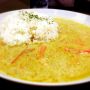 ココナッツカレーでつかの間のGWリゾート気分からーのリハーサル！いぇい♫
