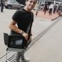 Op de Amsterdam Fashion Week met mijn handtas van de nieuwe TV Logic collectie! #MBFWA