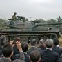 【武器学校・土浦駐屯地開設63周年記念行事】まずは小手調べという事で砲塔を旋回～