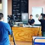 filming homemade “commercial breaks” for our upcoming couch conferences with TNW head chef Don #gottalove #tnwlife