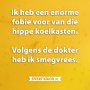 Ik heb een enorme fobie voor van die hippe koelkasten. 