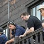 Director @martinkoolhoven on set of #brimstonemovie