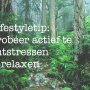 Een chronische overmaat van stress heeft veel gevolgen voor je gezondheid. Dan kun je denken aan:
-  Minder energie, slechtere slaap en concentratie, paniekaanvallen en zelfs depressie. -  Verhoogde eetlust, verminderde impulscontrole, eetbuien.
-  Verhoogde hartslag, bloeddruk en meer kans op hartproblemen. -  Misselijkheid, verteringsproblematiek, verlaagde eetlust/nutriënt tekorten, slechter immuunsysteem.
Onze samenleving zorgt voor veel prikkels, goed en slecht. Zorg dat er genoeg positieve prikkels zijn en momenten met minder prikkels. Ontspan & laad op. Lichaam en geest zijn onlosmakelijk met elkaar verbonden. Luister dus goed naar ze en geef jezelf rust en plezier wanneer je dat nodig hebt.